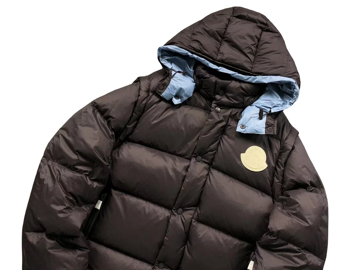 Moncler Cyclone Down Jacket – Men's Brown